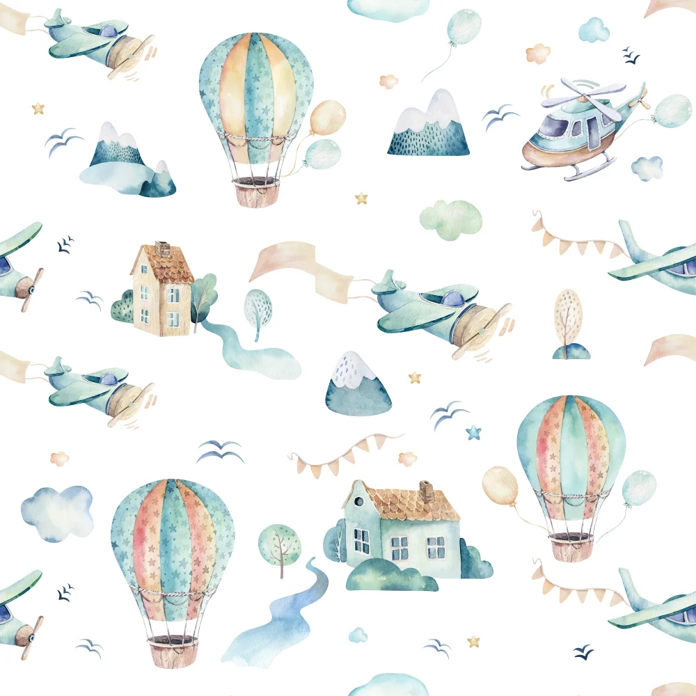 

LIFE MAGIC BOX Photography Backdrop Hot Air Balloon Photobox Photoshoot Photo Booth New Born Baby Shower Background