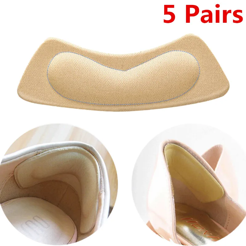 5 Pairs Random Color Women Soft Trainer Comfort Pain Relief Cushions Foam Breathable Shoe Insoles