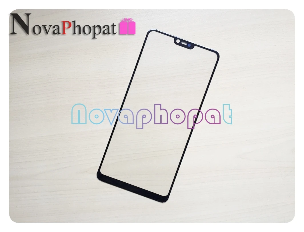 

Novaphopat черная/белая передняя внешняя стеклянная панель для OPPO F7 стеклянный экран на замену для объектива (не сенсорный экран) 5 шт./лот