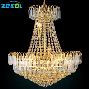 

ZESOL Modern Crystal Chandelier Living Room Pendants and Chandeliers Home Lighting Indoor Lamp D600*H700MM