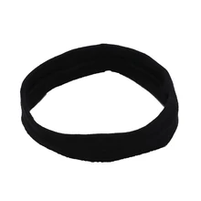 Черная мужская повязка на голову повязка для волос Sweatband Женская эластичная Спортивная одежда для йоги для спортзала эластичная повязка на голову