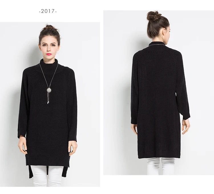 ryeon plus size sweater dress big size winter autumn long sweater (13)
