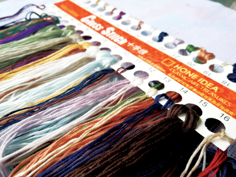 com padrão impresso, 11CT-canvas para Pintura Decoração