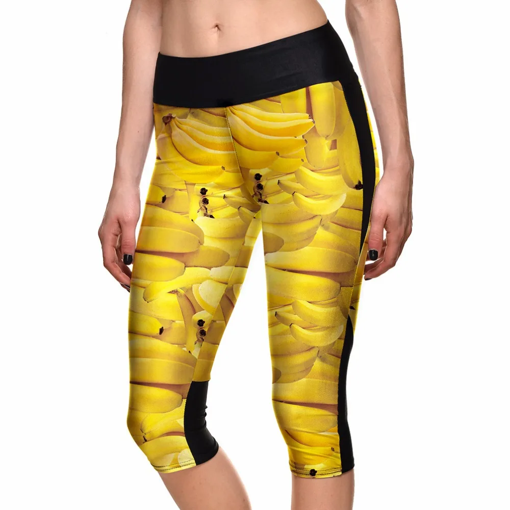Summer styles Sexy women's 7 point pants Fashion Fruit sweet bananas