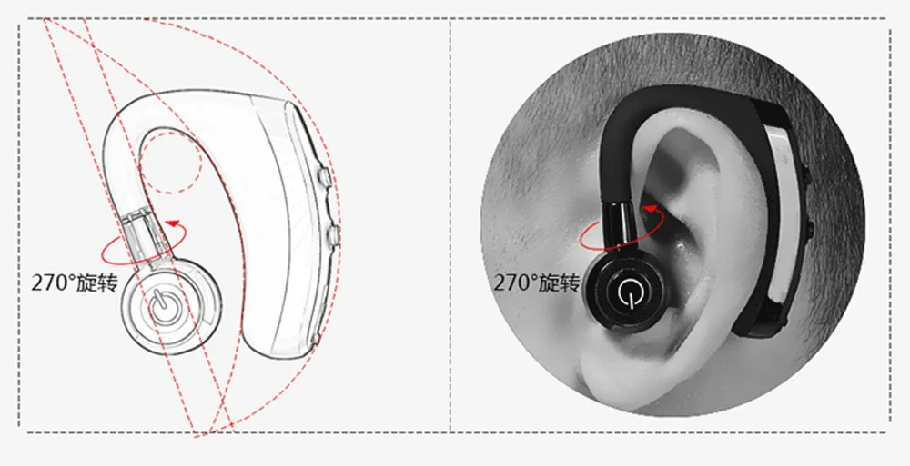 Joinrun Bluetooth 4,1 ушные крючки наушники гарнитура fone de ouvido Bluetooth с микрофоном для iphone/Xiaomi/huawei