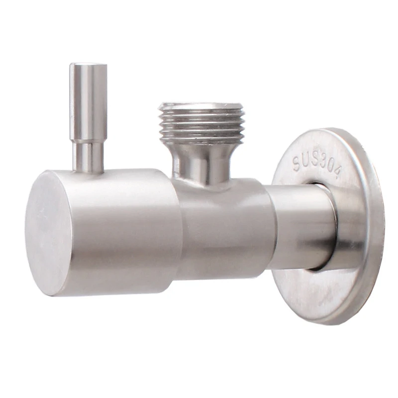 

Stainless Steel Angle Valve G1/2 Thread Triangle Valve Water Heater Toilet Inlet Water Stop Valve Tap Valve Washing Machine Tap