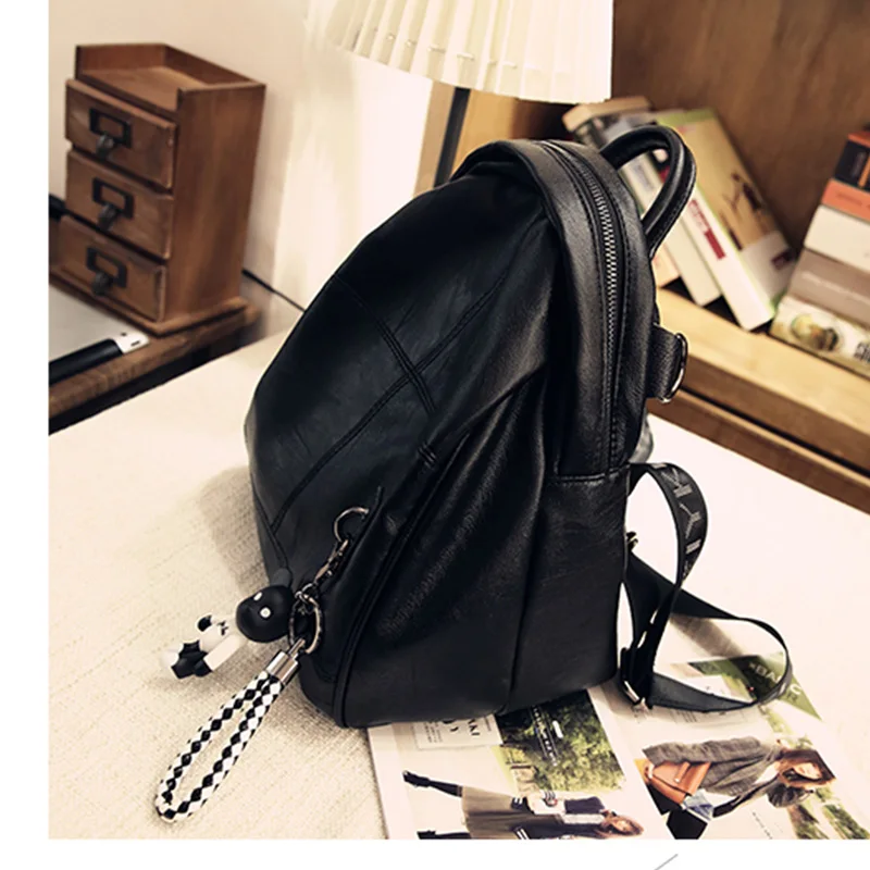 2018 Mochilas Mochila Feminina мягкий овечий кожаный рюкзак для женщин маленькая сумка отдыха