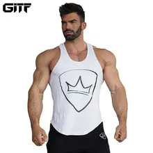 GITF качественная спортивная майка для бега для мужчин фитнес-топы Спортивная рубашка без рукавов тренировки мужская майка для бодибилдинга одежда