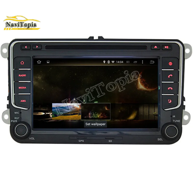 Cheap NAVITOPIA 4G RAM 32G ROM Octa Core Android 9.0 Car DVD GPS for VW VW Passat TSI for VW Touran for VW Golf V VI for Golf Variant 2