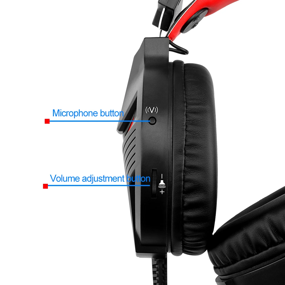 Игровая гарнитура Redragon H112 для геймера ПК PS4 переключатель Surround Pro Проводная