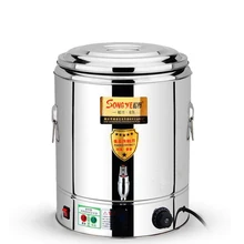 Чайник для воды из нержавеющей стали, ведро для приготовления пищи, коммерческий двухслойный изоляционный баррель, нагревательный баррель, кипятка/лапша/суп