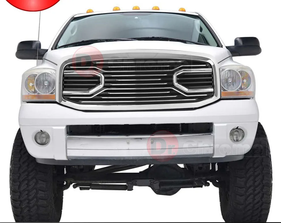 XYIVYG 06-09 для Dodge ram 2500+ 3500 передний капот хром большой рог решетка+ Замена оболочки