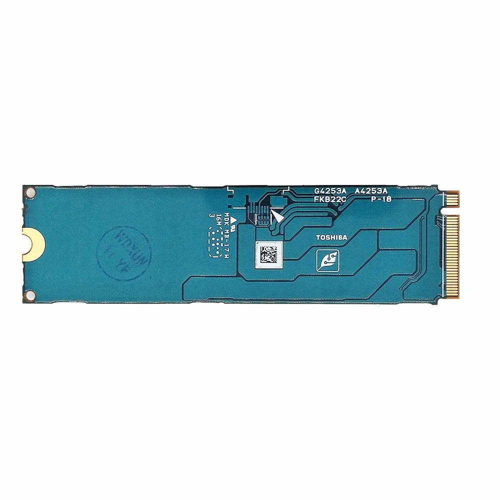 Toshiba внутренний SSD твердотельный накопитель 256 ГБ 512 2280 NGFF M.2 PCIe NVMe XG4 PCI Express 3