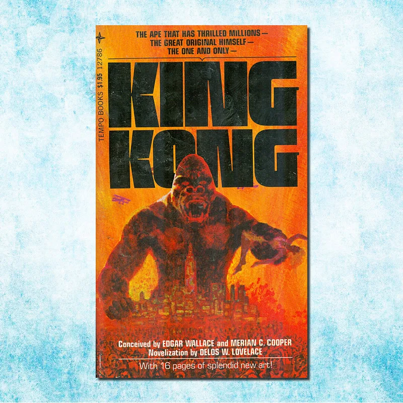 kong Skull Island King kong New Movie Art Silk Canvas