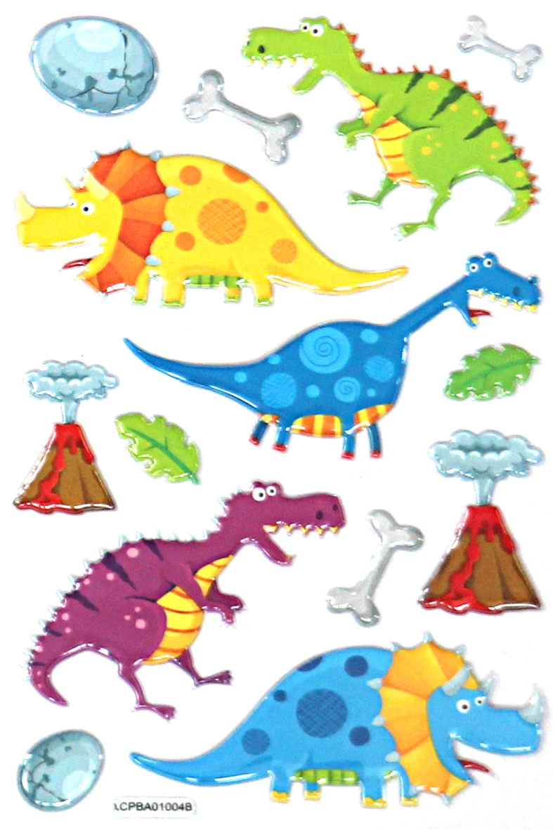 Kartun Dinosaur T Rex Gunung Berapi Kuno Kawaii Emoji Mainan Hadiah