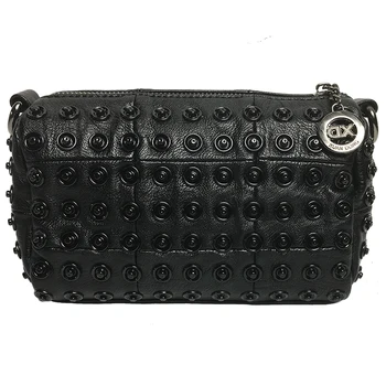 

2019 autumn new women's shoulder bag rivet sheepskin stitching chain bag fashion Messenger bag