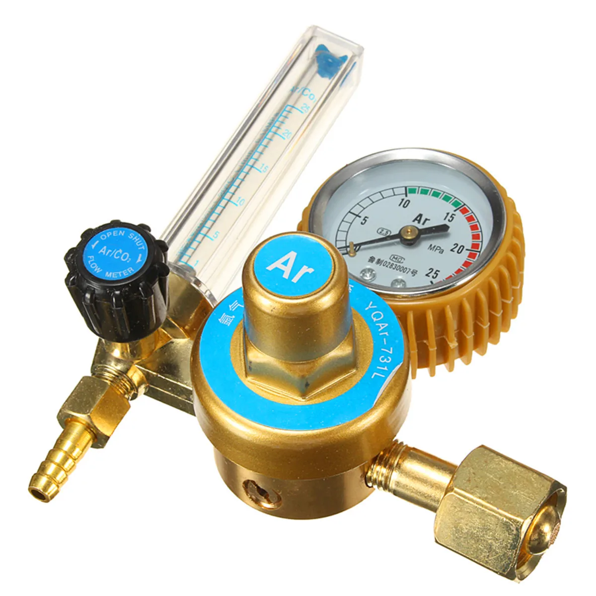 Высокое качество аргоновый редуктор давления CO2 газ MIG TIG сварочный расходомер регулятор контроля давления