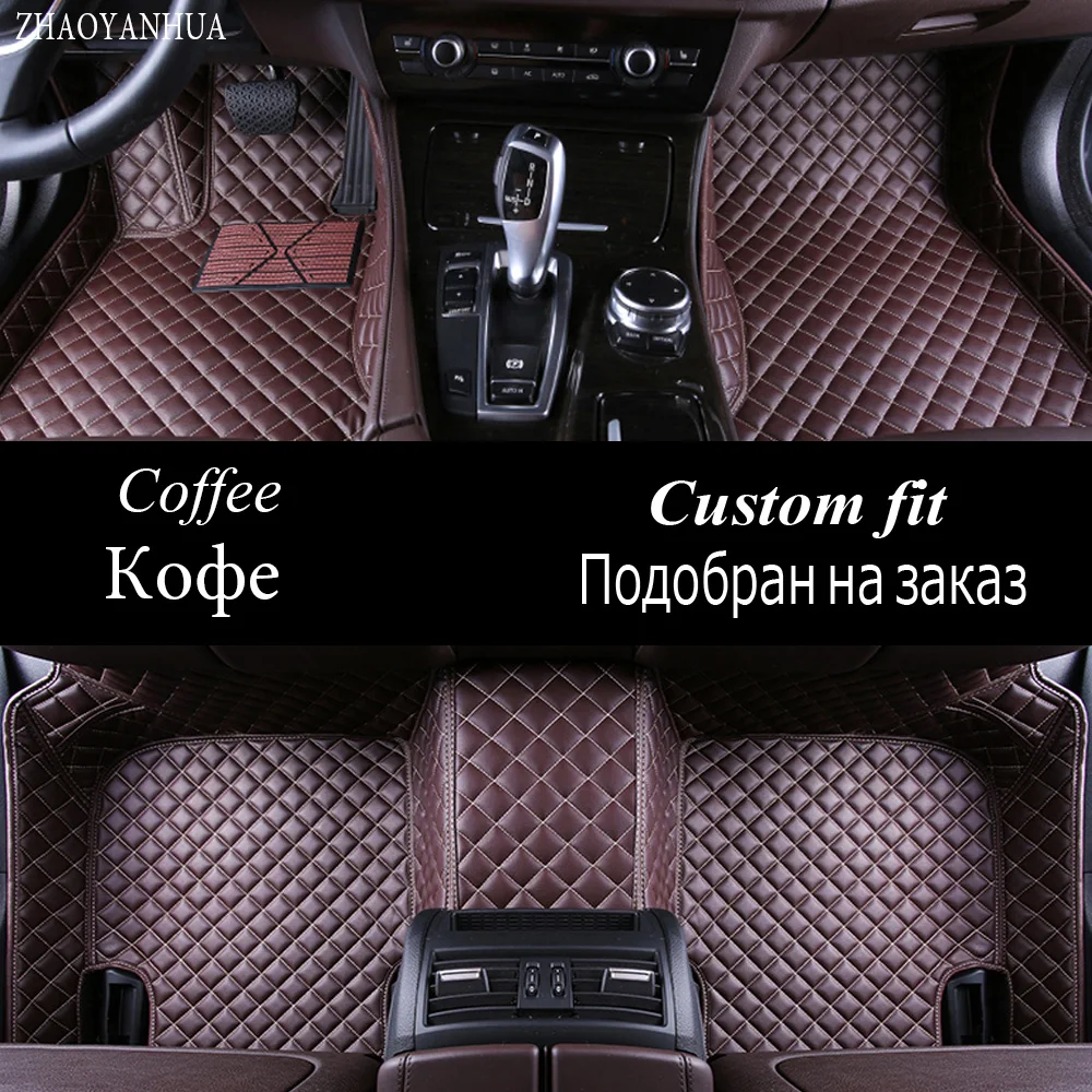 

ZHAOYANHUA Car floor mats for Skoda Octavia Superb Yeti Rapid spaceback 5D heavy duty car styling carpet floor liner