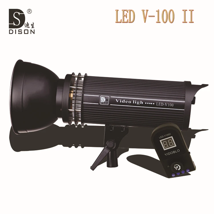 

3 pieces Dison V-100II 6000lm LED video lights for camcorder 100W 5500K led light for video 100 Channels