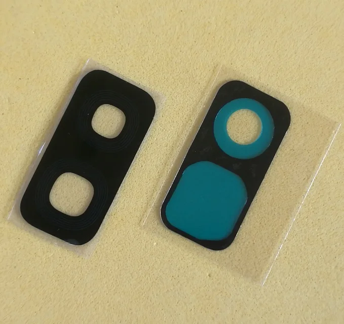 100PCS New Rear Back Camera Glass Lens Cover Ring With Ahesive Sticker