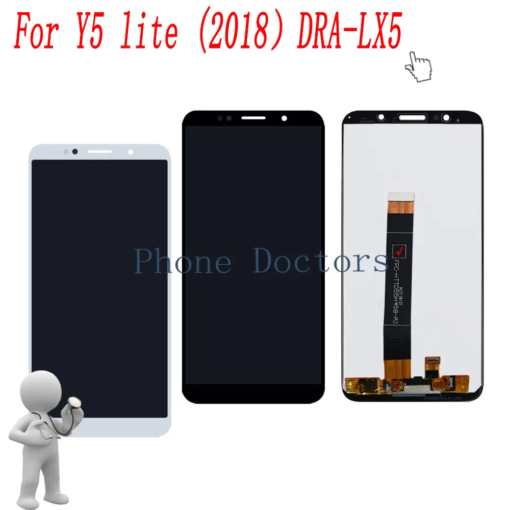 5 45 дюймов для Y5 lite 2018 Полный ЖК дисплей + дигитайзер сенсорного экрана в сборе Huawei
