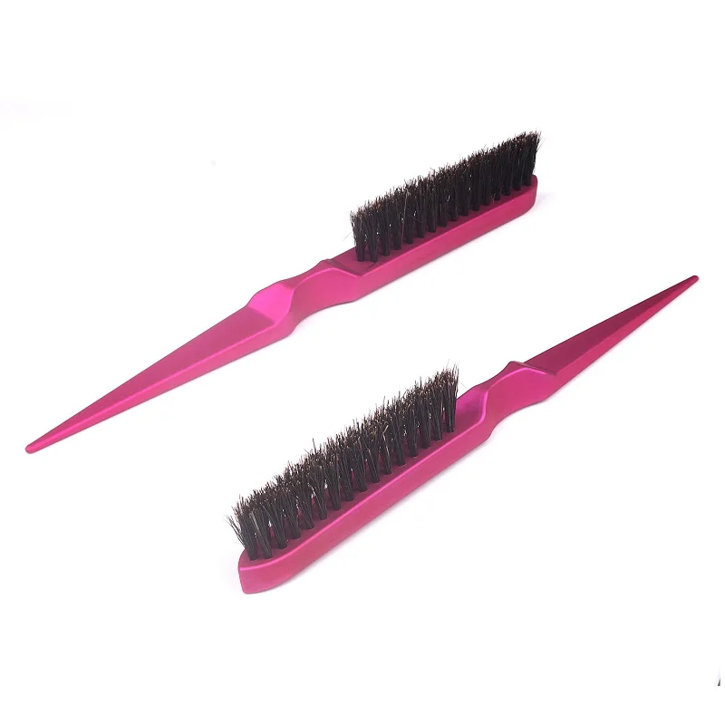

Black/Rose Red Tail Pointed Handle Hair Comb Brush Natural sharp handle more convenient Fashion comb