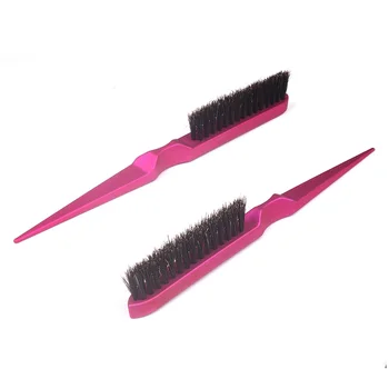 

Black/Rose Red Tail Pointed Handle Hair Comb Brush Natural sharp handle more convenient Fashion comb