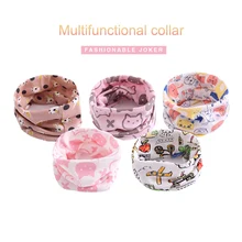 Теплый хлопковый шарф шаль для детей; зимний Удобный Шейный платок с рисунком из мультфильма; SSA-19ING