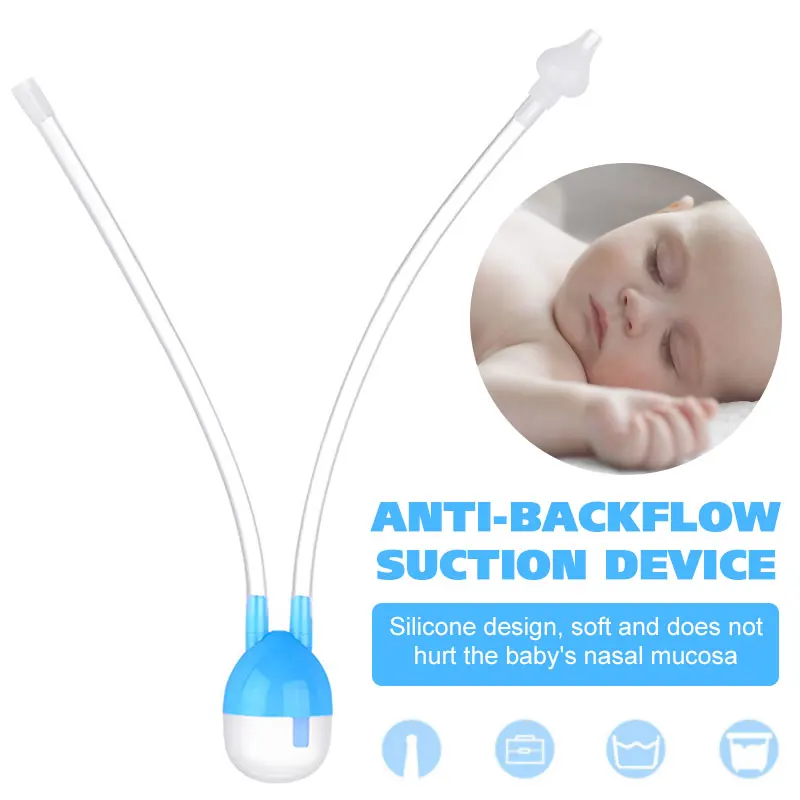 

Nasal Mucus Safe Nose Cleaner Nasal Aspirator Pink/Blue Flexible Tube Plastic Sleep Helper Nose Cleaning Vacuum Safety Kids