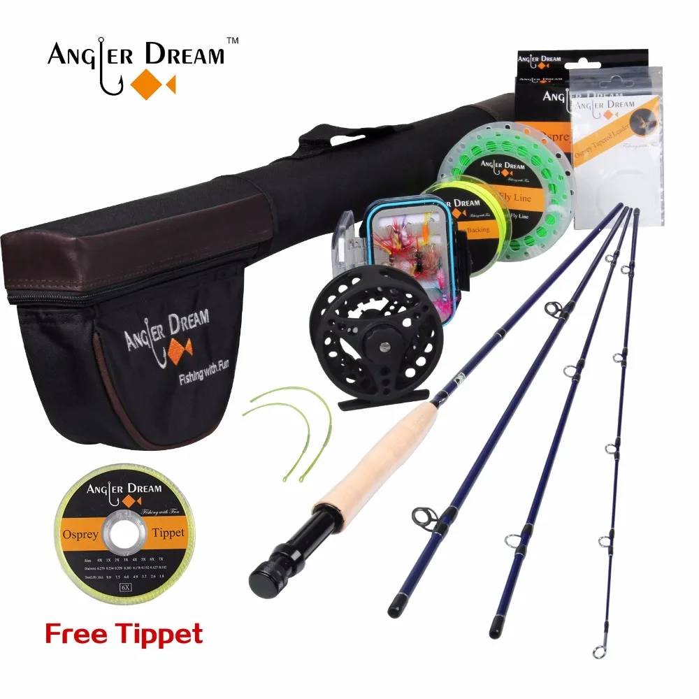 pesca pólo 3 4wt conjunto carretel de