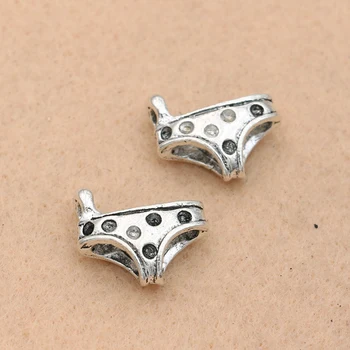 

5pcs Tibetan Silver Plated Underwear Charms Pendants for Jewelry Making Diy Bracelet Jewelry Findings 15x19mm