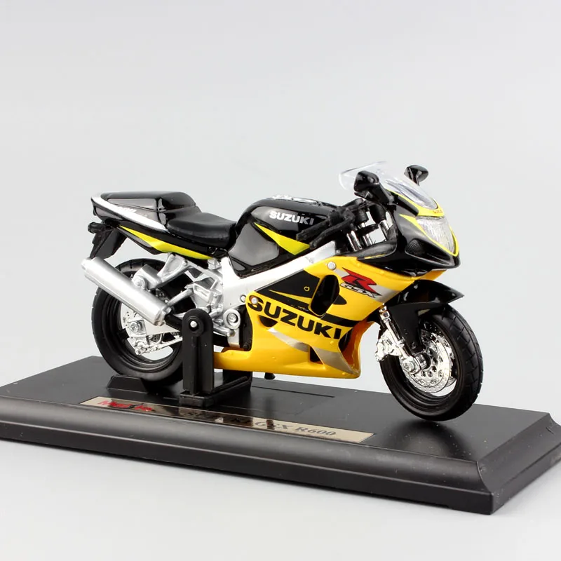 1/18 maisto мини SUZUKI GSX R600 GSX-R600 Gixxer GSXR Спорт велосипед металл литья под давлением и модели автомобилей Мотоцикл детские весы игрушка Коллекция