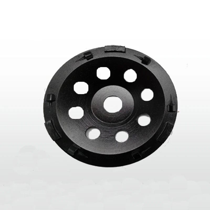 7 inch 180mm PCD Grinding Cup Wheel Epoxy Paint Glue Mastic Abrasive Residue Removal 6*1/4 PCD+3 segments for stone concrete