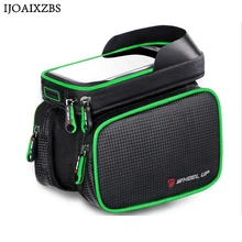 6.2Inch Waterproof Touchscreen Bicycle Bag Phone Holder Stand Frame Saddle Top Tube Cellphone TPU MTB Road Mountain Cycling Case