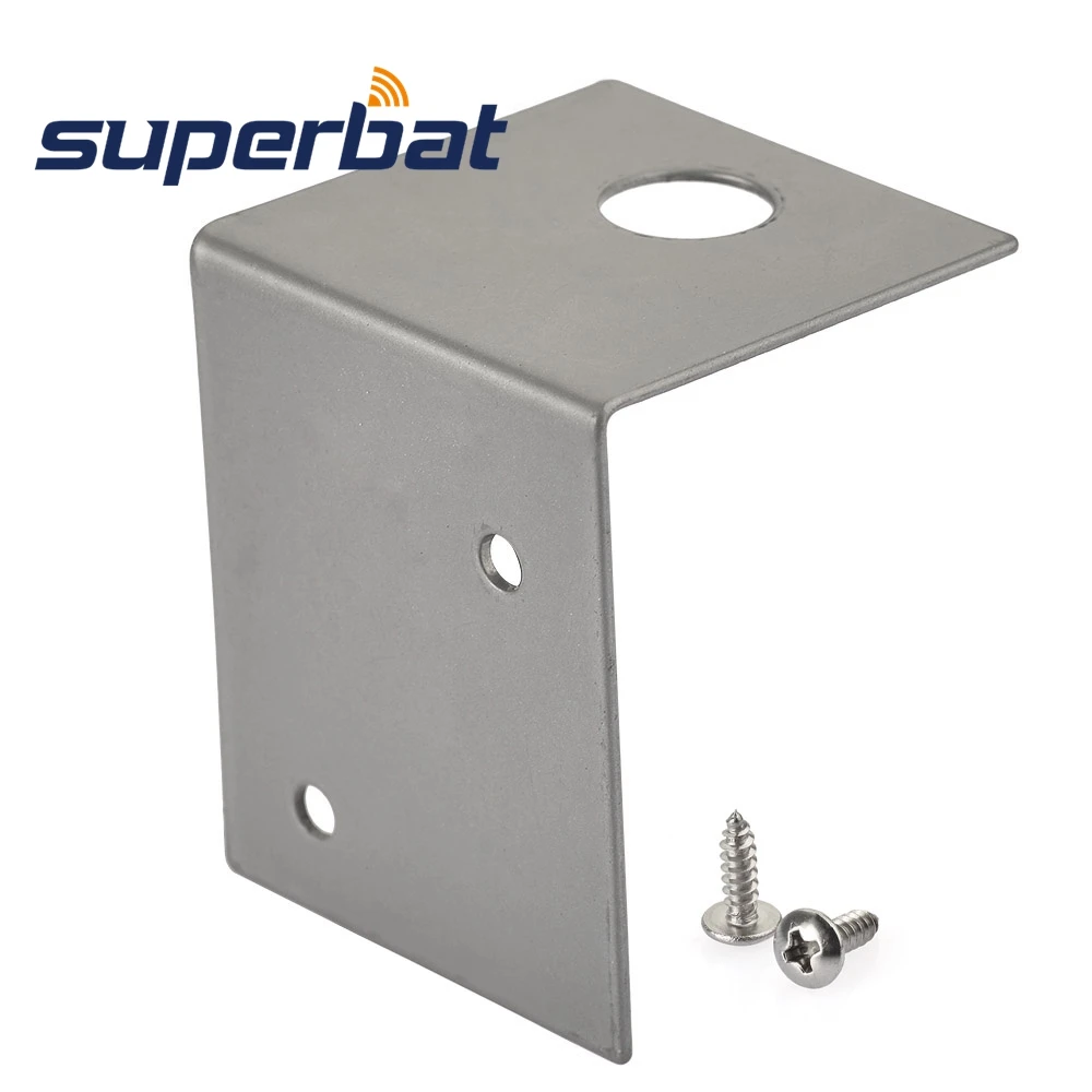 Antenna Mounting Base Through Hole Mount L Bracket,11.88mm Diameter Hole