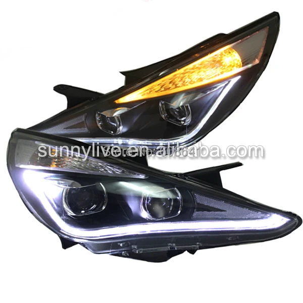 

Angel Eyes LED head lamp 2009-11 year TLZ For Hyundai Sonata