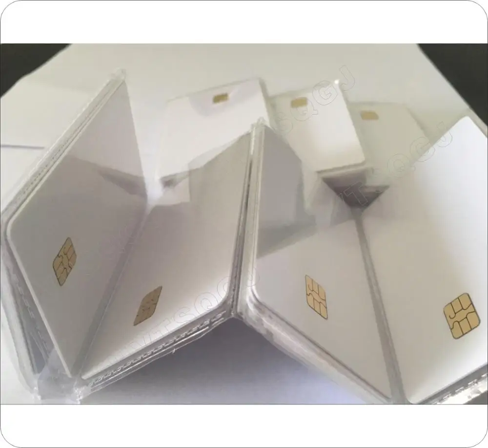 

Free Shipping(200pcs) ISO7816 RFID IC White SLE 4442 Chip PVC Contact Smart Card