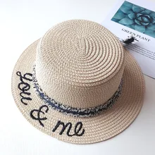 Летняя детская соломенная шляпа Sombrero Mujer детская пляжная шляпа для маленьких девочек Кепка с козырьком от солнца Chapeau Femme ete