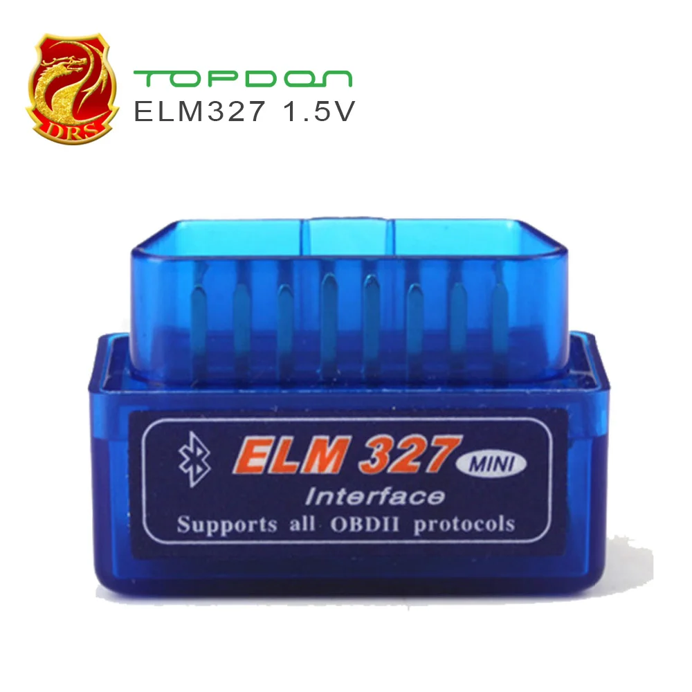 

PIC1825K80 Elm327 Bluetooth ELM 327 V1.5 V 1.5 OBD2 OBDII Adaptor Scanner for Android Torque Code Reader Diagnostic Tool elm327