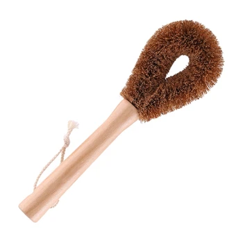 

Coconut Palm Hair Brush Household Cleaning Brush Kitchen Pot Brush Keep Your Kitchen Clean Tidy Household Cleaning Brush