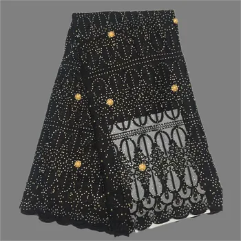 

High class French net mesh lace fabric with stones for wedding/party dress PNZ397(5yards/lot)