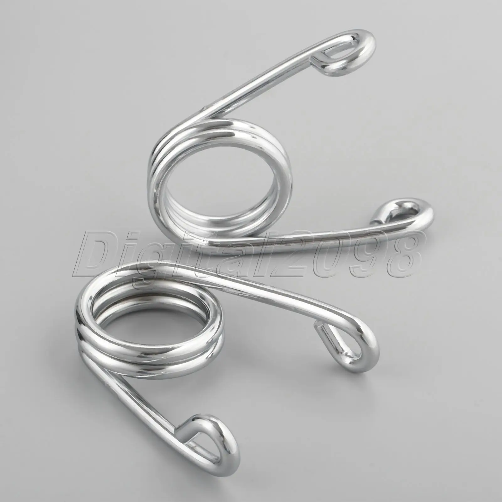 

1 Pair 3.5" Silver Torsion Solo Motorcycle Seat Springs For Davisdon Chopper Bobber Old School Triumph Motorbike Parts