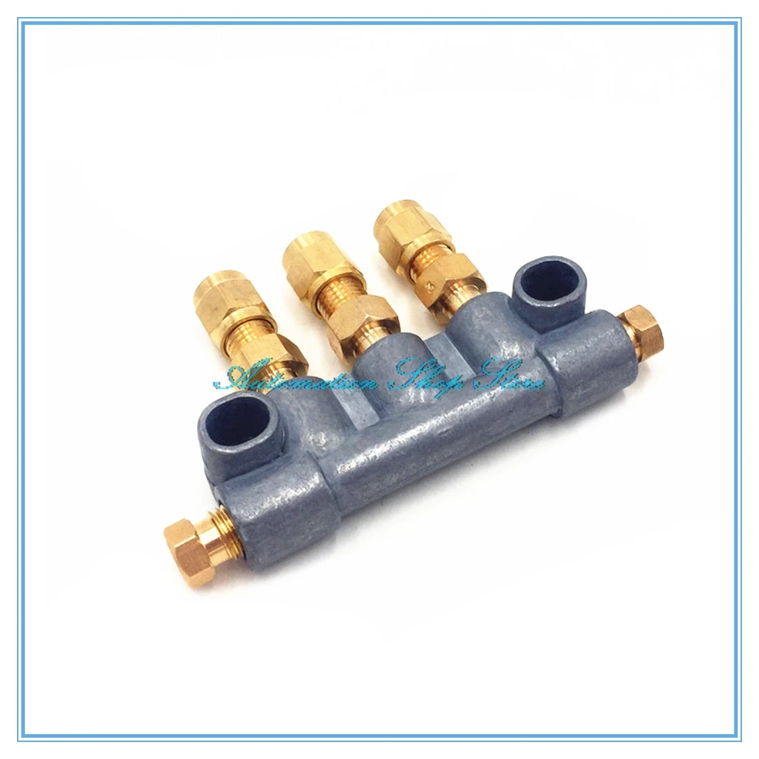 

4mm Tube A Type volume adjustable Oil Distributor/seperator valve/divider for centralized lubrication/Unidirectional gauge