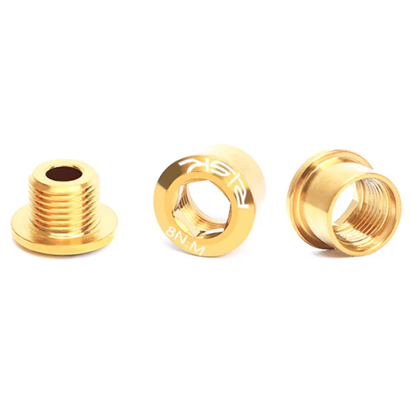 

RISK Brand MTB Road Bike Titanium Single Ring Bolt Cycling Parts Bicycle Crank CNC Crankset Arm Screws Chain Ring Wheel Bolt