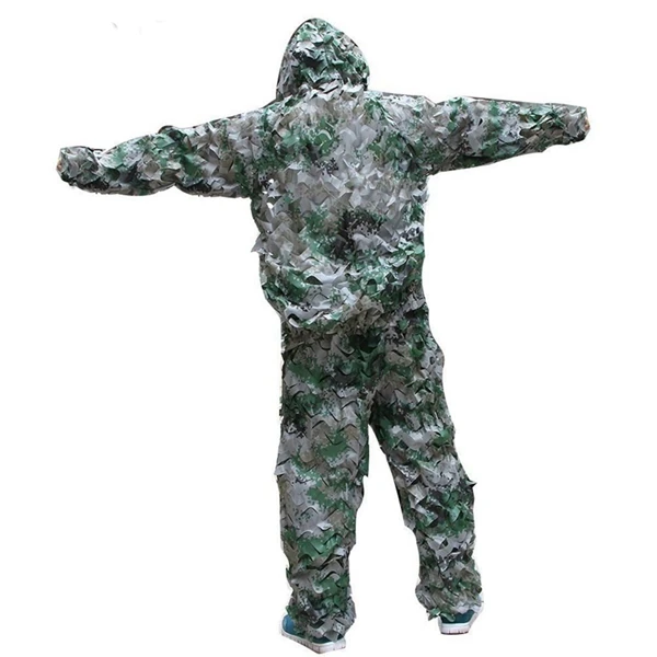 VILEAD 3 цвета 3D ghillie Костюмы Военная камуфляжная охотничья одежда снайперская одежда армейская страйкбольная Униформа тактическая бионическая для мужчин - Цвет: Swamp camouflage