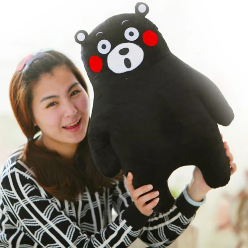 Япония талисман Кумамон медведь плюшевые игрушки для детей подарок прекрасный кукла подушка Высокое качество и низкая цена 50 см