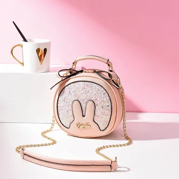 

2020 New Round Bag Chain Crossbody For Women Small Purse Handbags Ladies Travel Shoulder Messenger Bag girls Circle Party Clutch