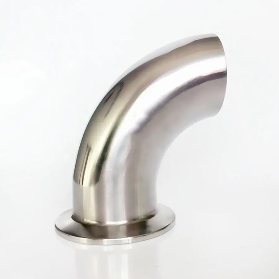 57mm 2.25&quot Pipe OD Butt Weld x 2.5&quot Tri Clamp SUS 304 Stainless Steel 90 Degree Elbow Sanitary Fitting Home Brew Beer Wine |