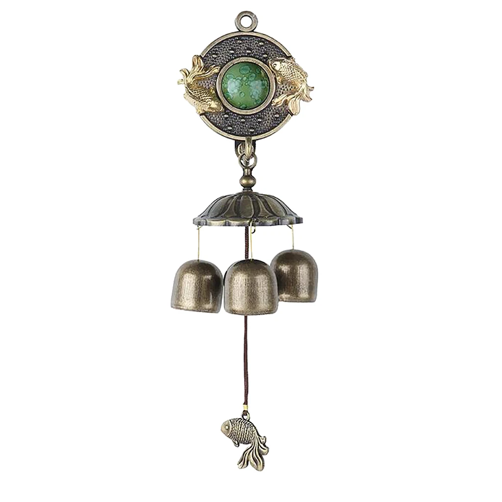 25 см металлический колокольчик открытый сад подвесной Шарм Декор фэн-шуй орнамент