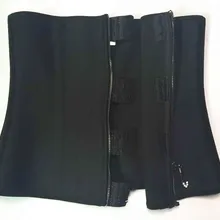 Для женщин тренировочный корсет для талии латекс молния подгрудные корсеты для похудения 9 Сталь костей корсет, пояс для похудения Пояс